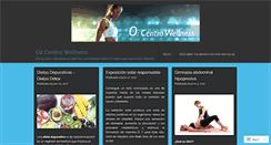 Desktop Screenshot of elblogdeo2centrowellness.com